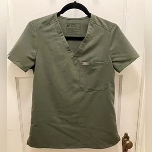 Olive green Figs Top